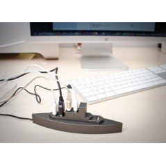 USB-prylar - USB Battleship 5-portars USB-hubb