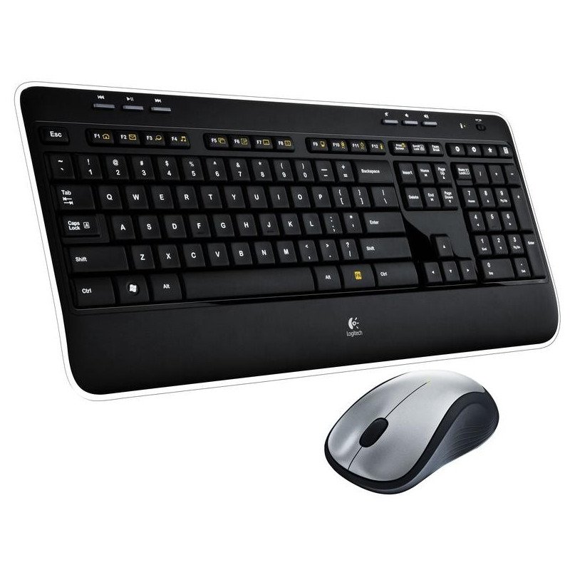 Trådløse tastaturer - Logitech trådløst tastatur og mus MK520