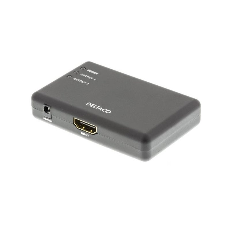 Skärmkabel & skärmadapter - Deltaco HDMI-splitter