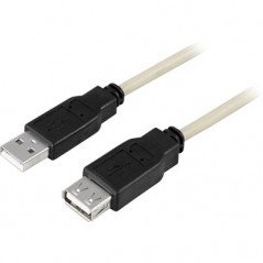 USB-kabel og USB-hubb - Forlængningskabel USB
