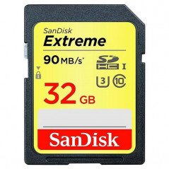 Minneskort - Sandisk Extreme minneskort SDHC 32GB (Class 10)