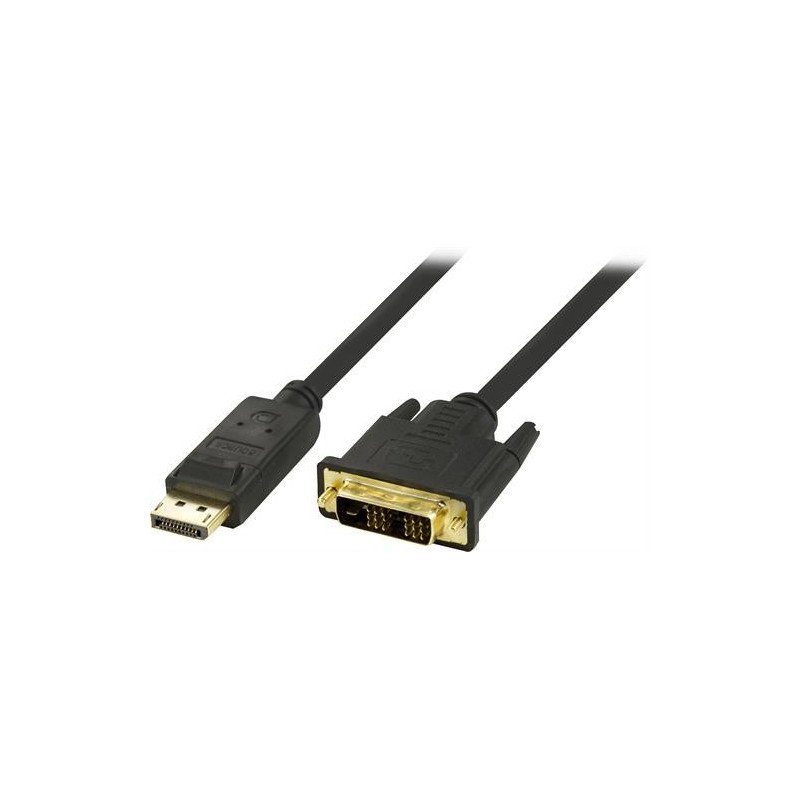 Skärmkabel & skärmadapter - DisplayPort till DVI-kabel 1 meter