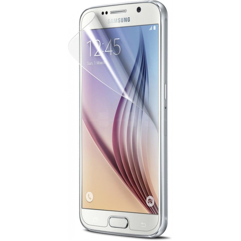 Skærmbeskyttelse - Genomskinligt skärmskydd till Samsung Galaxy S6