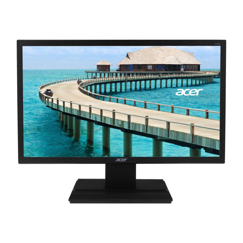 25 - 34" Datorskärm - Acer 27" LED-skärm med VA-panel (DVI/VGA)