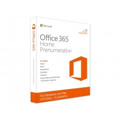 Microsoft Office 365 Hjem til 5 computere på et år