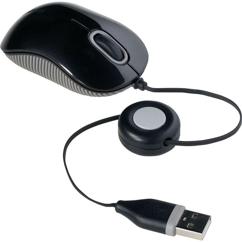 Trådad mus - Targus USB-mus med sladdvinda