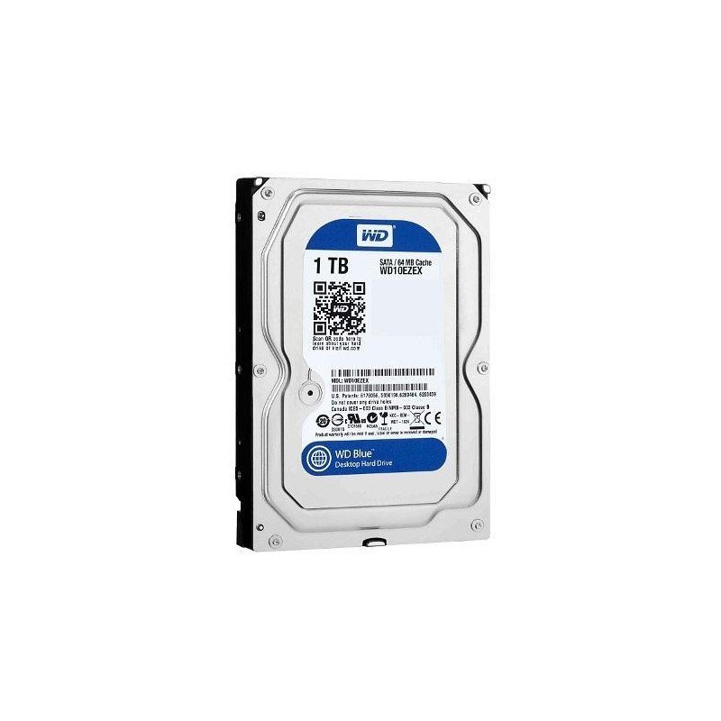 Interne harddiske - 1 TB Western Digital HD 3,5" SATAIII 7200rpm 64MB Blue