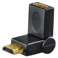Skärmkabel & skärmadapter - Vinklad HDMI-adapter från HAMA