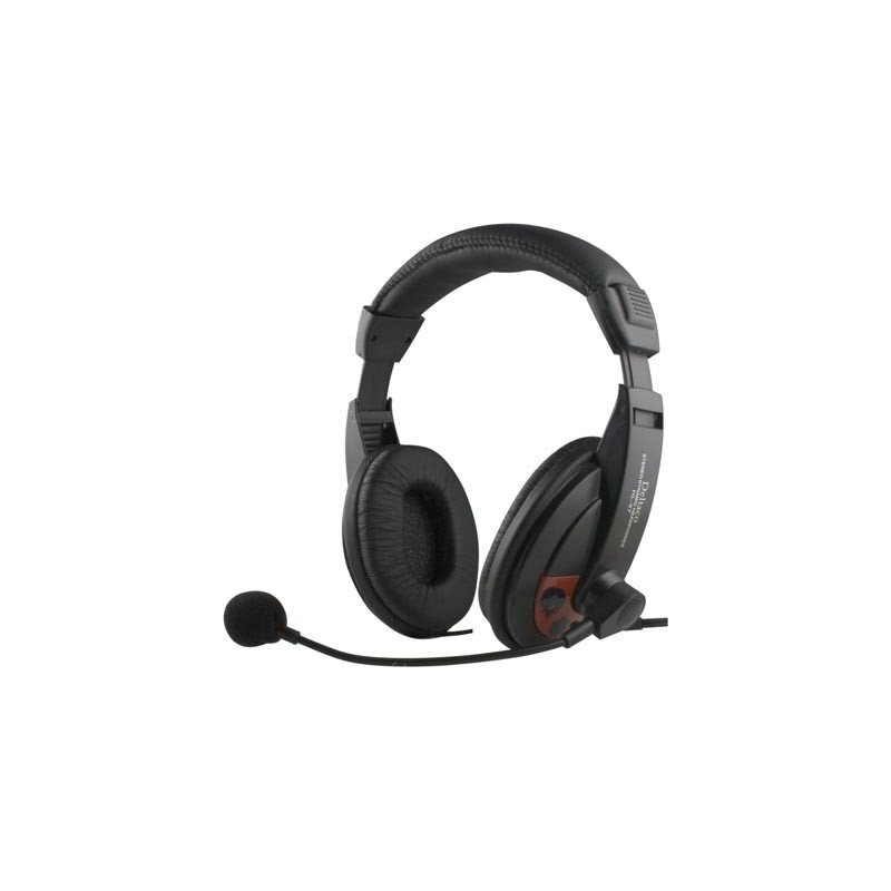 Chat-headsets - Deltaco headset med 2x 3,5 mm AUX-stik