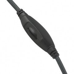 Chatheadset - Deltaco headset med 2x 3.5 mm AUX anslutning