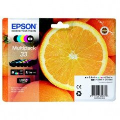 Skrivare/Printer tillbehör - Bläckpatron EPSON 33 - svart och färg