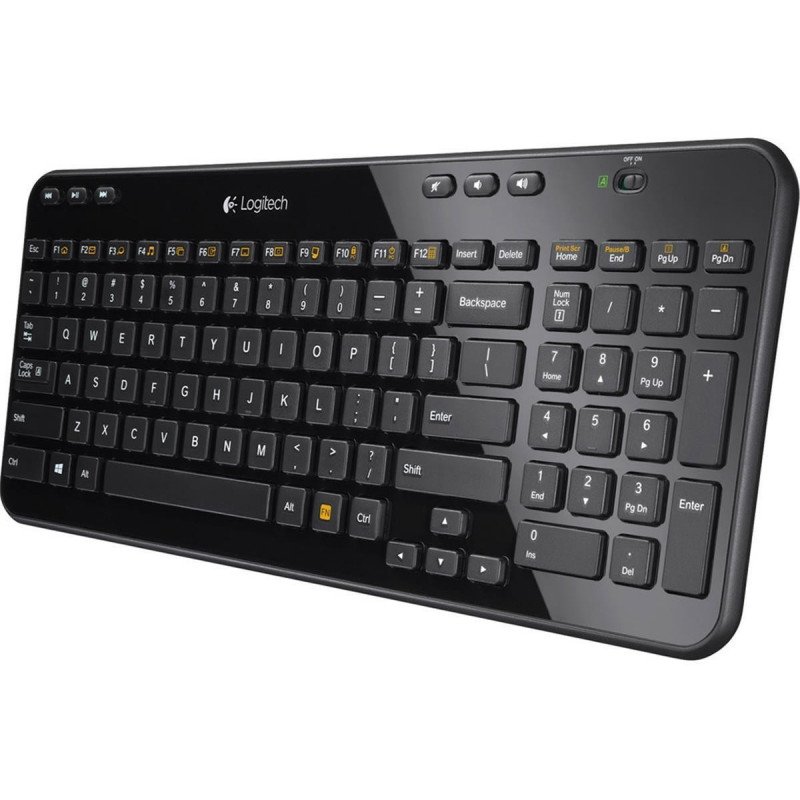 Trådløse tastaturer - Logitech trådløst tastatur med Unifying