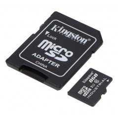 Hukommelseskort - Kingston microSDHC + SDHC 8GB (Class 10)