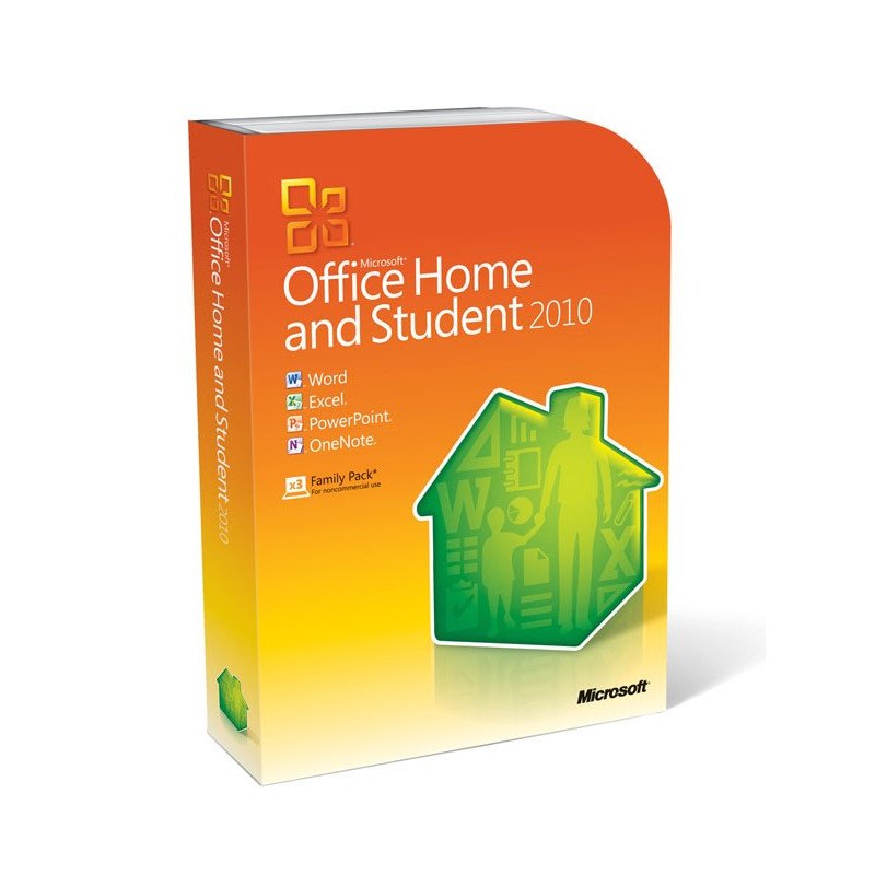 Microsoft Office - Microsoft Office 2010 Hem & Student 3-licens