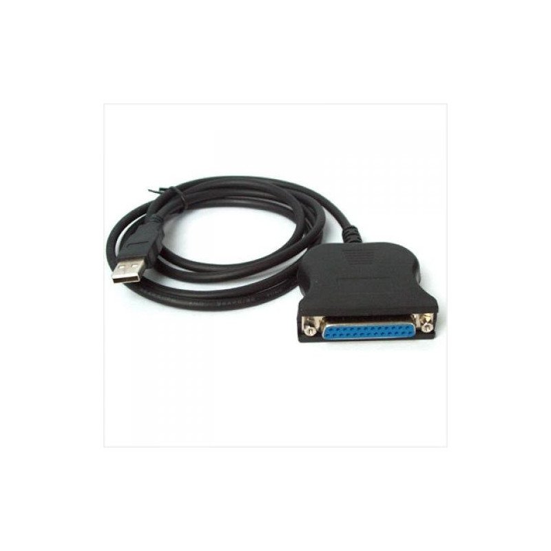 USB-kabel og USB-hubb - USB til 25-pins parallellport adapter