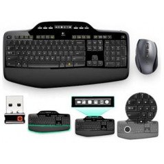 Trådløse tastaturer - Logitech trådløst tastatur og mus