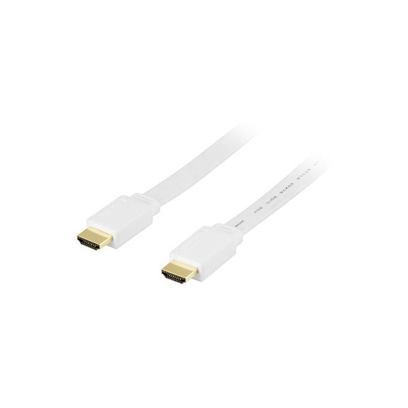 Skärmkabel & skärmadapter - Platt HDMI-kabel i flera längder 3 & 10 meter