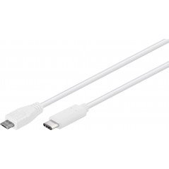 USB-kabel og USB-hubb - USB-C till MicroUSB-kabel 0.6 meter