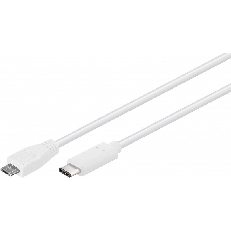 USB-kablar & USB-hubb - USB-C till MicroUSB-kabel 0.6 meter