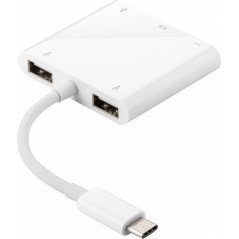 Skærmkabel & skærmadapter - USB-C Multiport adapter till HDMI och 3x USB