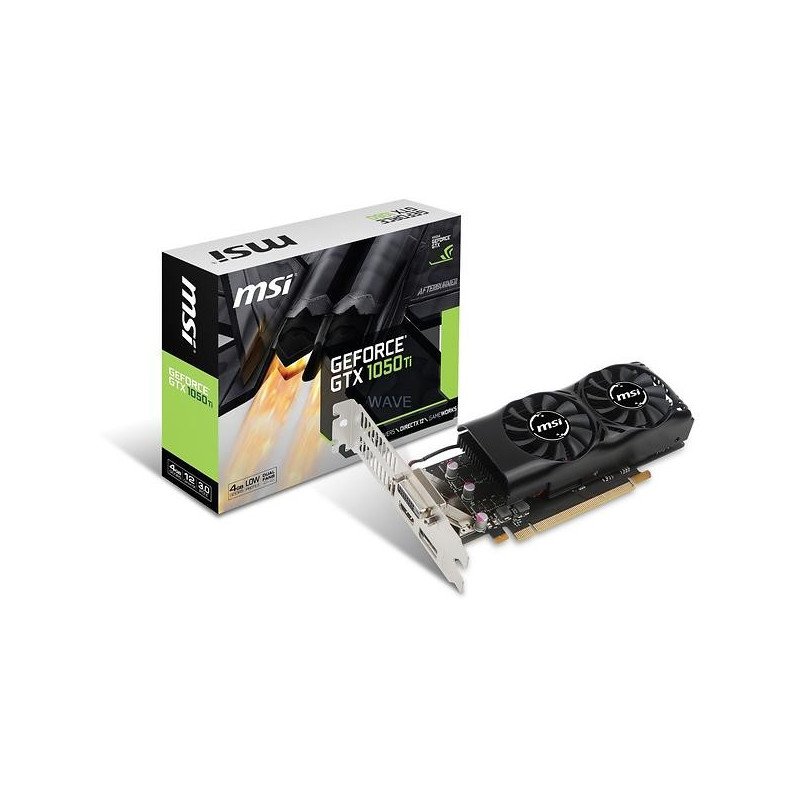 Components - MSI GeForce GTX 1050Ti GDDR5 4GB LP