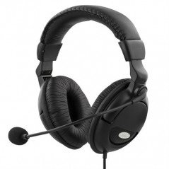 Gamingheadset - Deltaco gaming-headset med 2x 3.5mm AUX