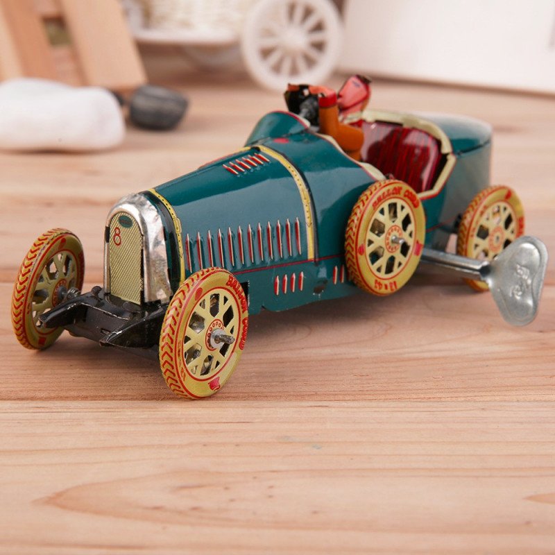 Leksaker - Mekanisk bil i plåt