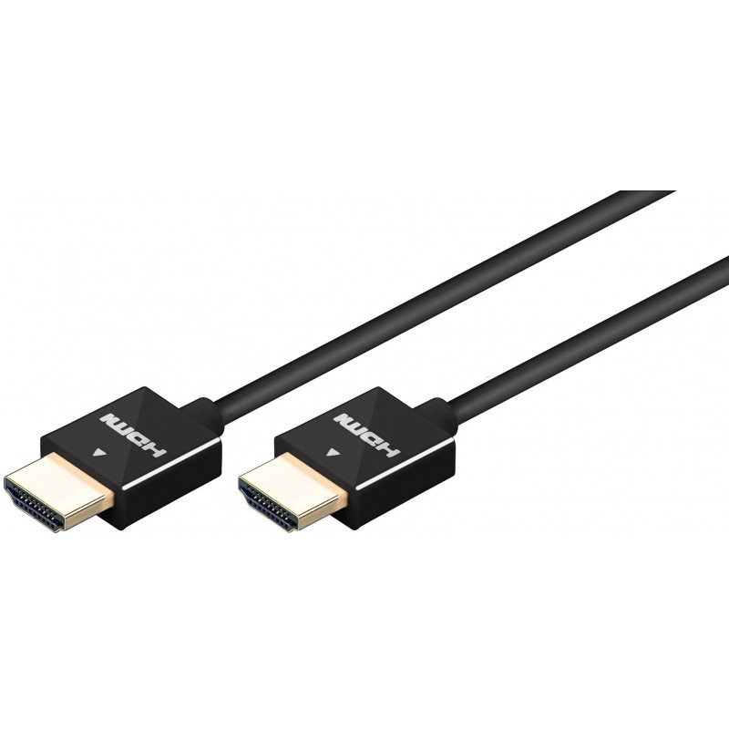 Skärmkabel & skärmadapter - 1.5 meters slimmad HDMI-kabel