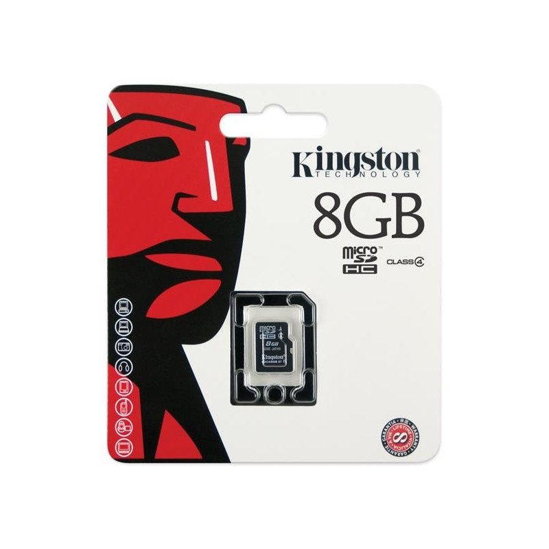 Hukommelseskort - Kingston microSDHC 8GB (Klass 4)