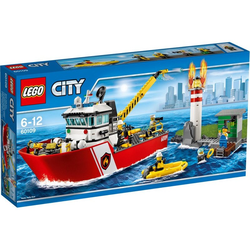 LEGO - Lego City Brandbåt