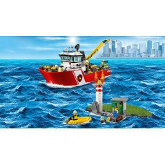 LEGO & klossar - Lego City Brandbåt