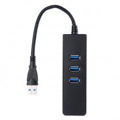 Datortillbehör - Gigabit USB-nätverkskort med hubb