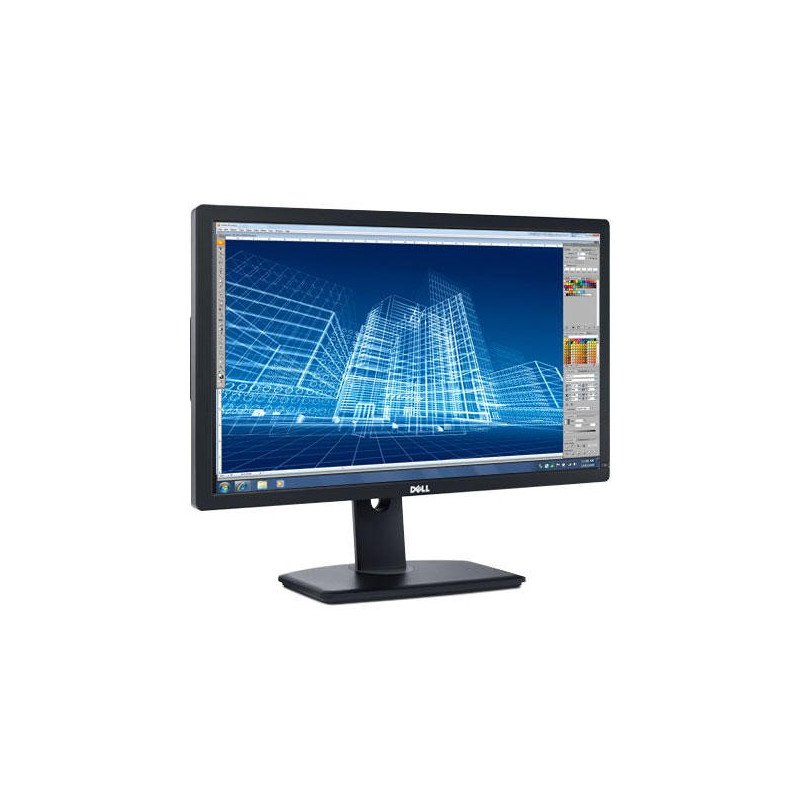 Brugte computerskærme - Dell 27" U2713H 2K LED-skærm med IPS-panel (brugt)