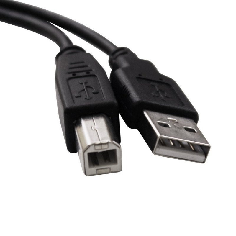 USB-kabel till skrivare - Skrivarkabel USB-A 2.0 till USB-B (bulk)