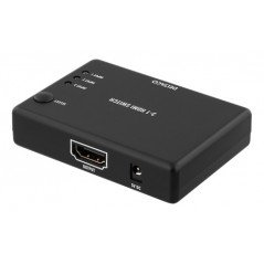 Skærmkabel & skærmadapter - Deltaco HDMI-switch med fjärrkontroll