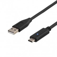 USB-C till USB-kabel med stöd för 2 Ampere