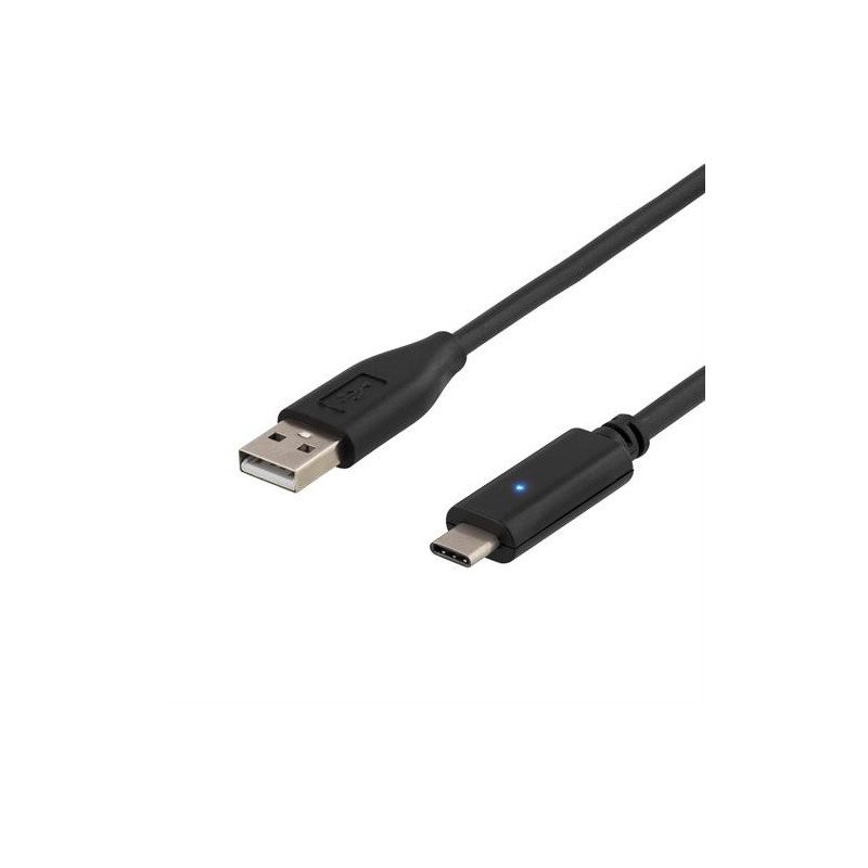 Datortillbehör - USB-C till USB-kabel med stöd för 2 Ampere