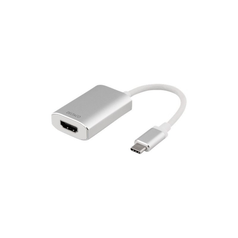 Skärmkabel & skärmadapter - USB-C till HDMI-adapter med USB-C-laddport