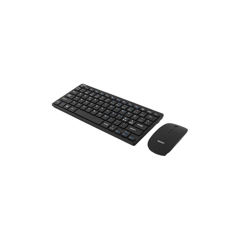 Trådløse tastaturer - Deltaco trådløst sæt med minitastatur og mus