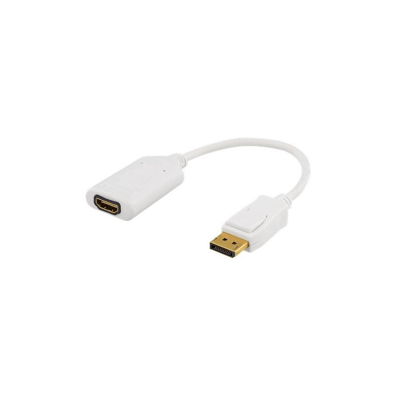 Screen Cables & Screen Adapters - Aktiv DisplayPort till HDMI-adapter