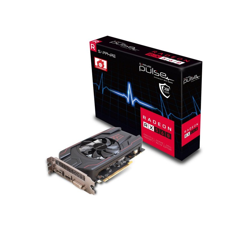 Komponenter - Sapphire Radeon RX 560 Pulse HDMI DP 2GB