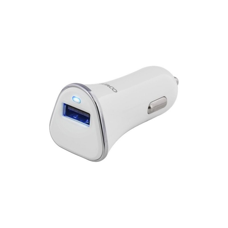 Laddare och kablar - Billaddare med USB-kontakt 2.4 A