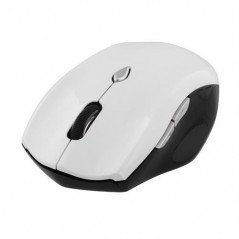 Trådlös mus - Deltaco trådlös mus med 5-knappar, vit