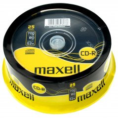 Brændere HD og Blu-ray - Maxell CD-R 52x 700MB 25-pack