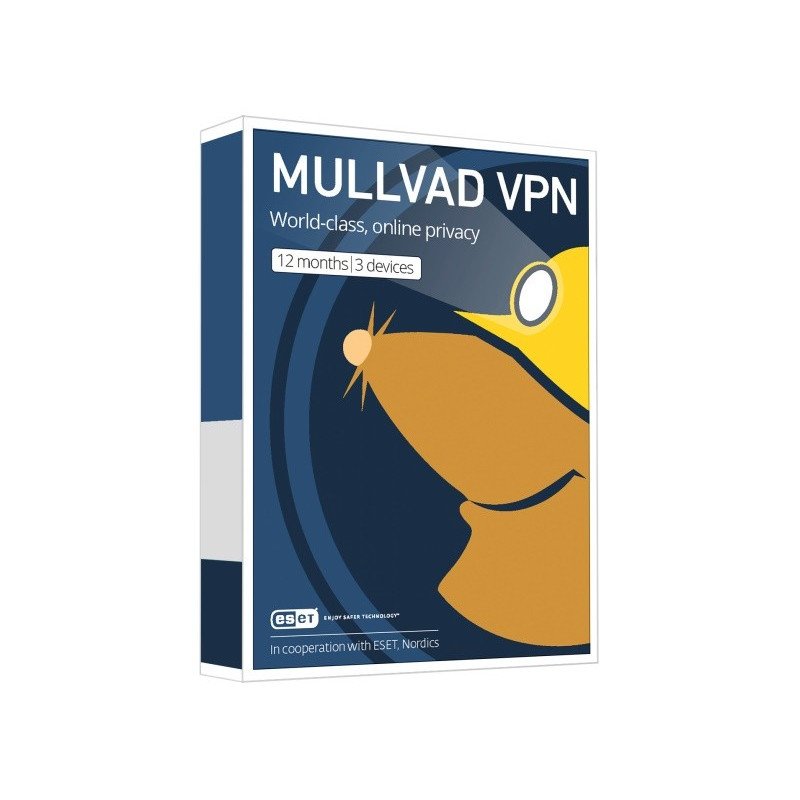 Software til PC - Mullvad VPN för 3 användare i 1 år