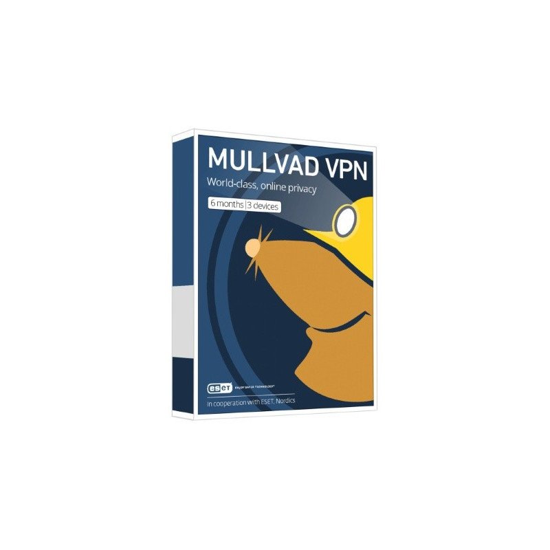 Mjukvara - Mullvad VPN för 3 användare i 6 månader