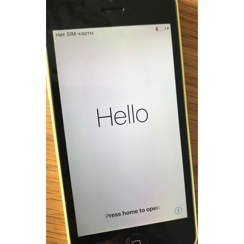 iPhone begagnad - Apple iPhone 5C 16GB vit (beg med mindre skärmproblem)