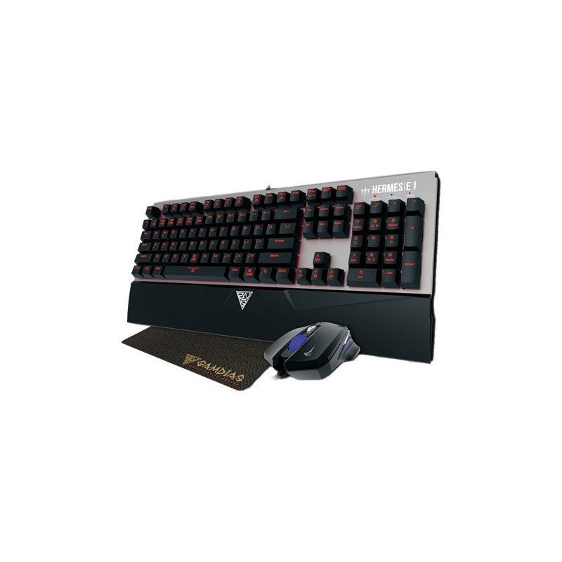 Gamingtastaturer - Hermes E1 mekaniskt gaming-tangentbord med mus och musmatta