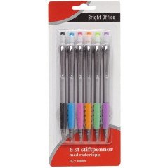 Kontorartikler online - Stiftpenna 0,7 mm 6-pack