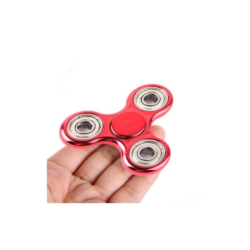 Fidget spinners - Fidget Spinner rosa-röd färgad (B-grade)